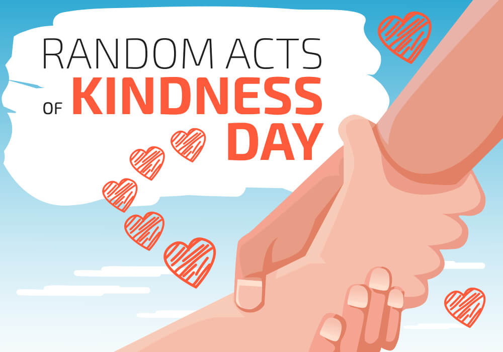 Celebrate Random Acts of Kindness Day Concept Poster